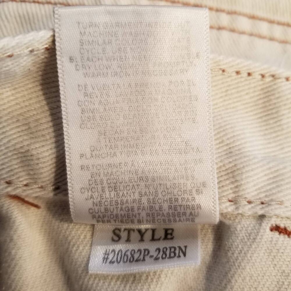 Simple Society Women's Light Tan High Rise Carpenter Jeans Size 28 - Picture 6 of 6